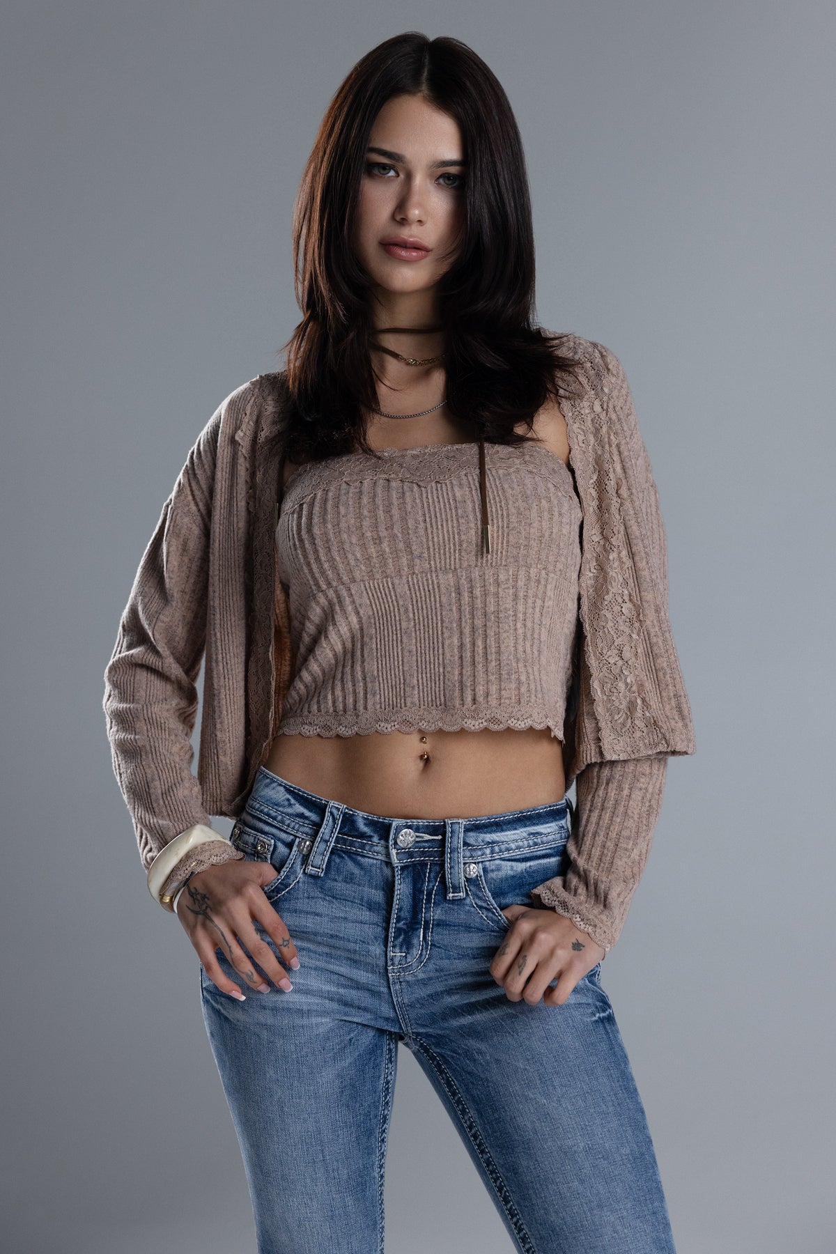 Mirza Cardigan Set