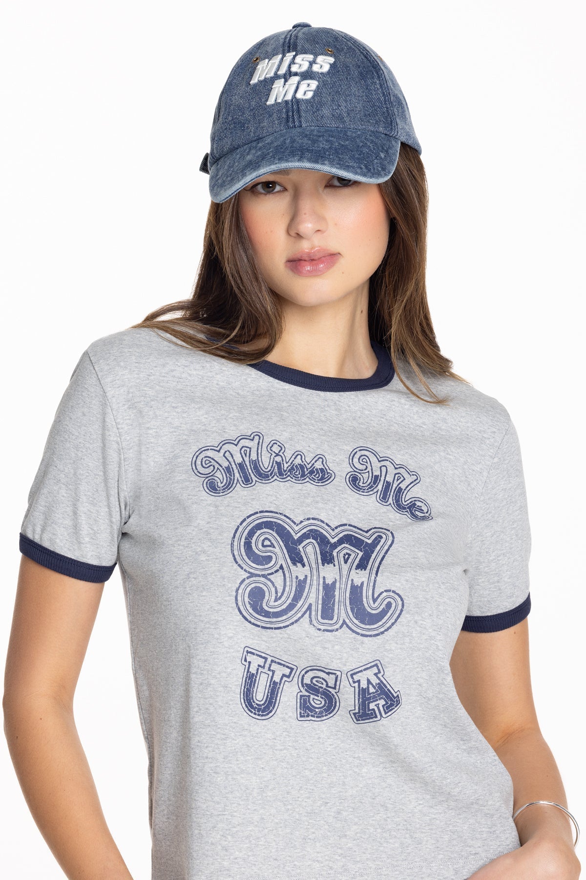 Miss Me Cross Cap