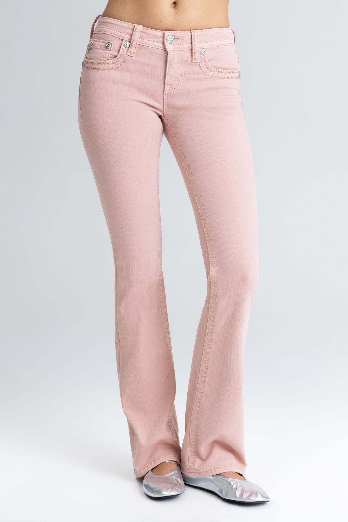 Bella Vie Stitched Bootcut Jeans