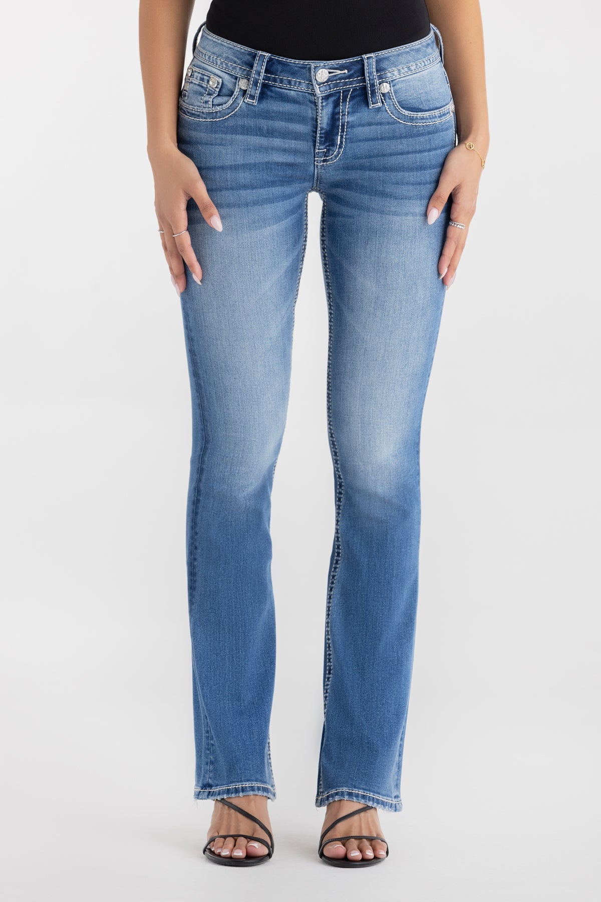 Solene Fleur Bootcut Jeans