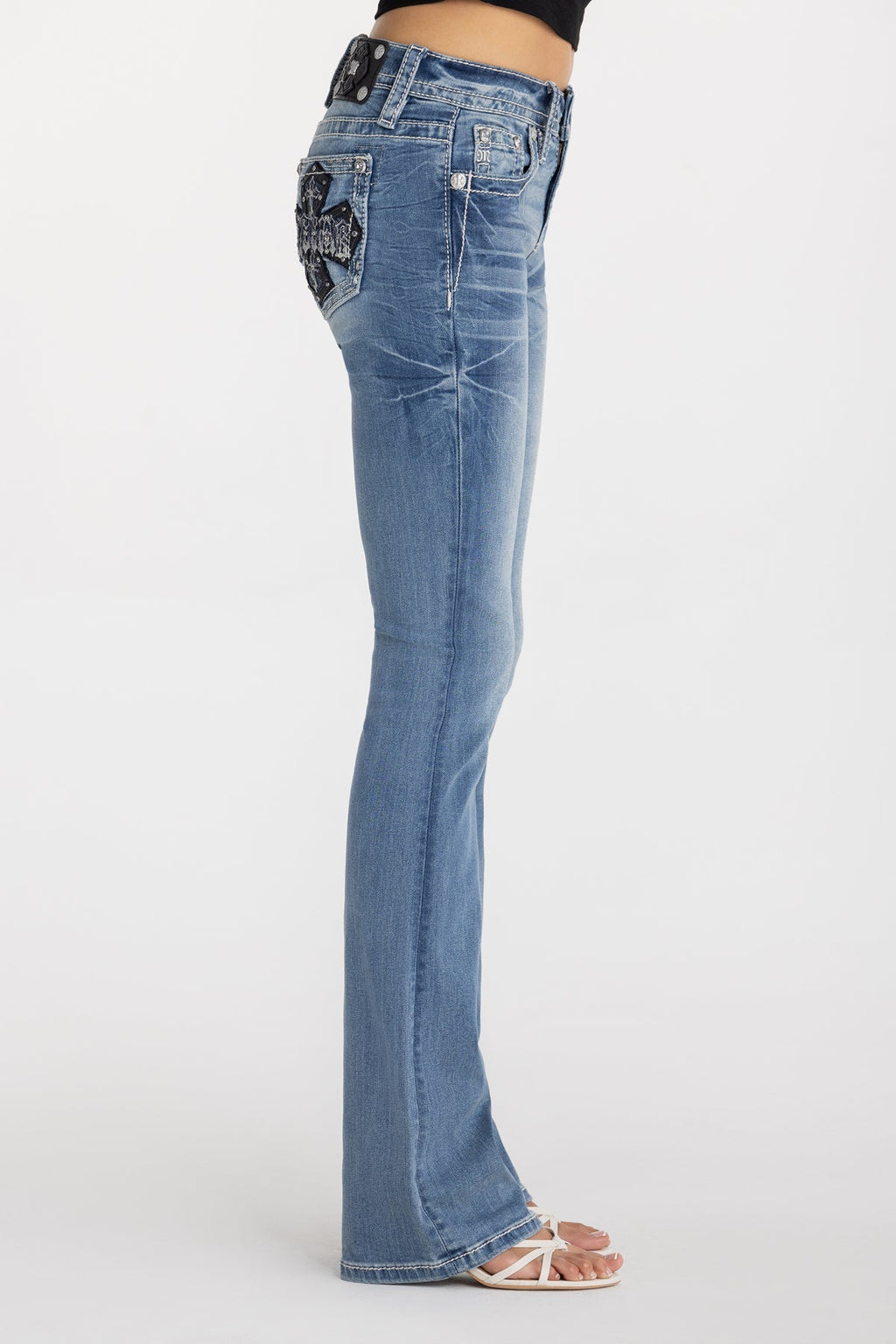 Venus Cross Bootcut Jeans