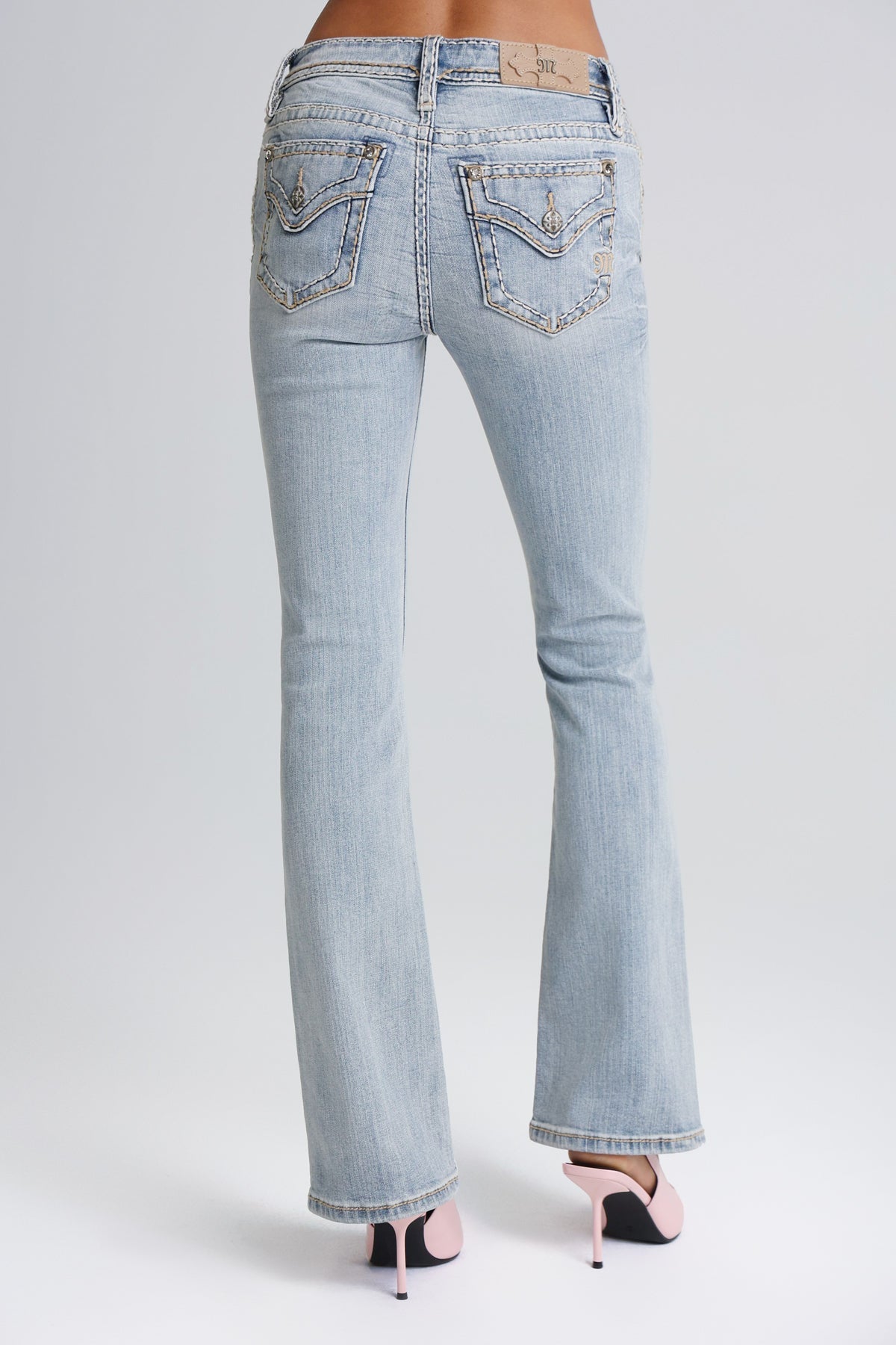 Anaya Stitched Bootcut Jeans