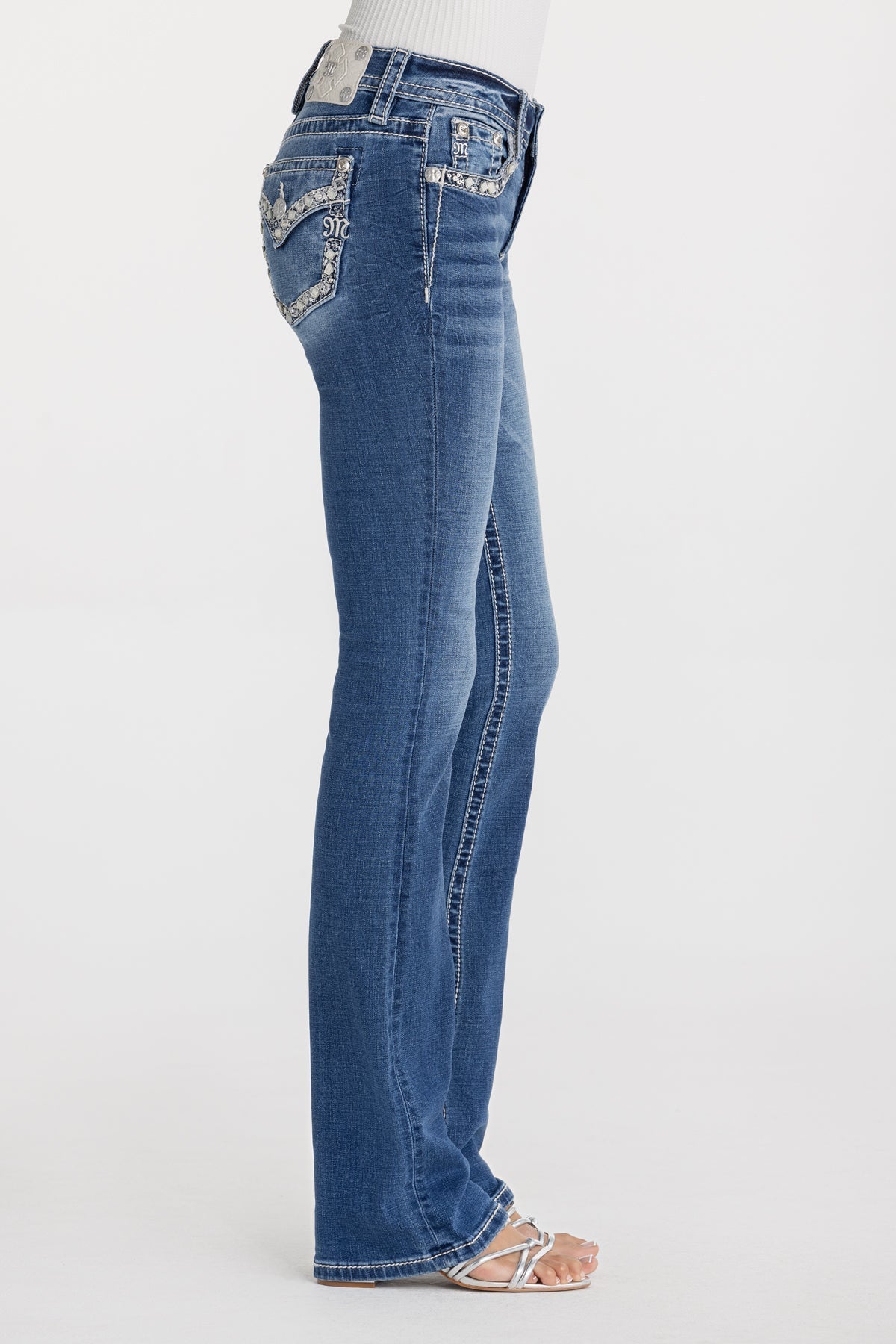 Brione Border Bootcut Jeans