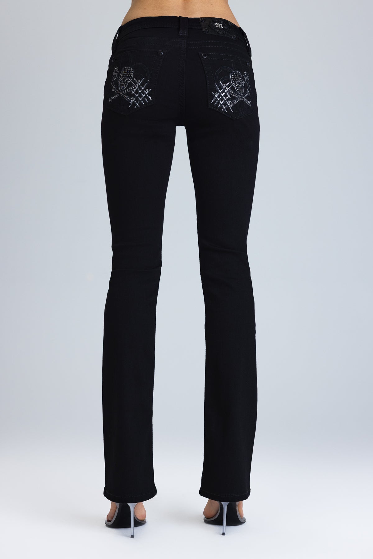 Jax Fleur Low Rise Bootcut Jeans