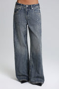 Harmony Studded Baggy Jeans