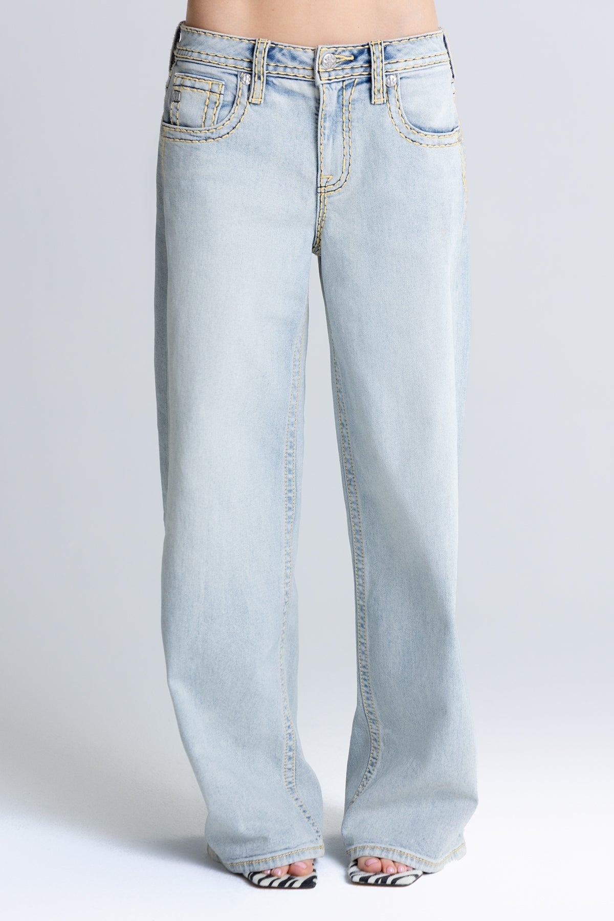 Siren Stitched Baggy Jeans
