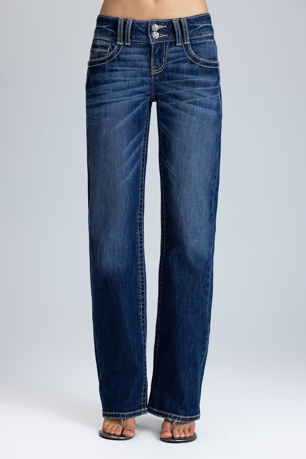Giselle Double Waist Slim Wide