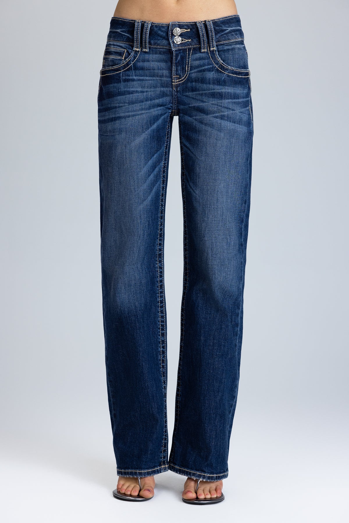 Giselle Double Waist Slim Wide
