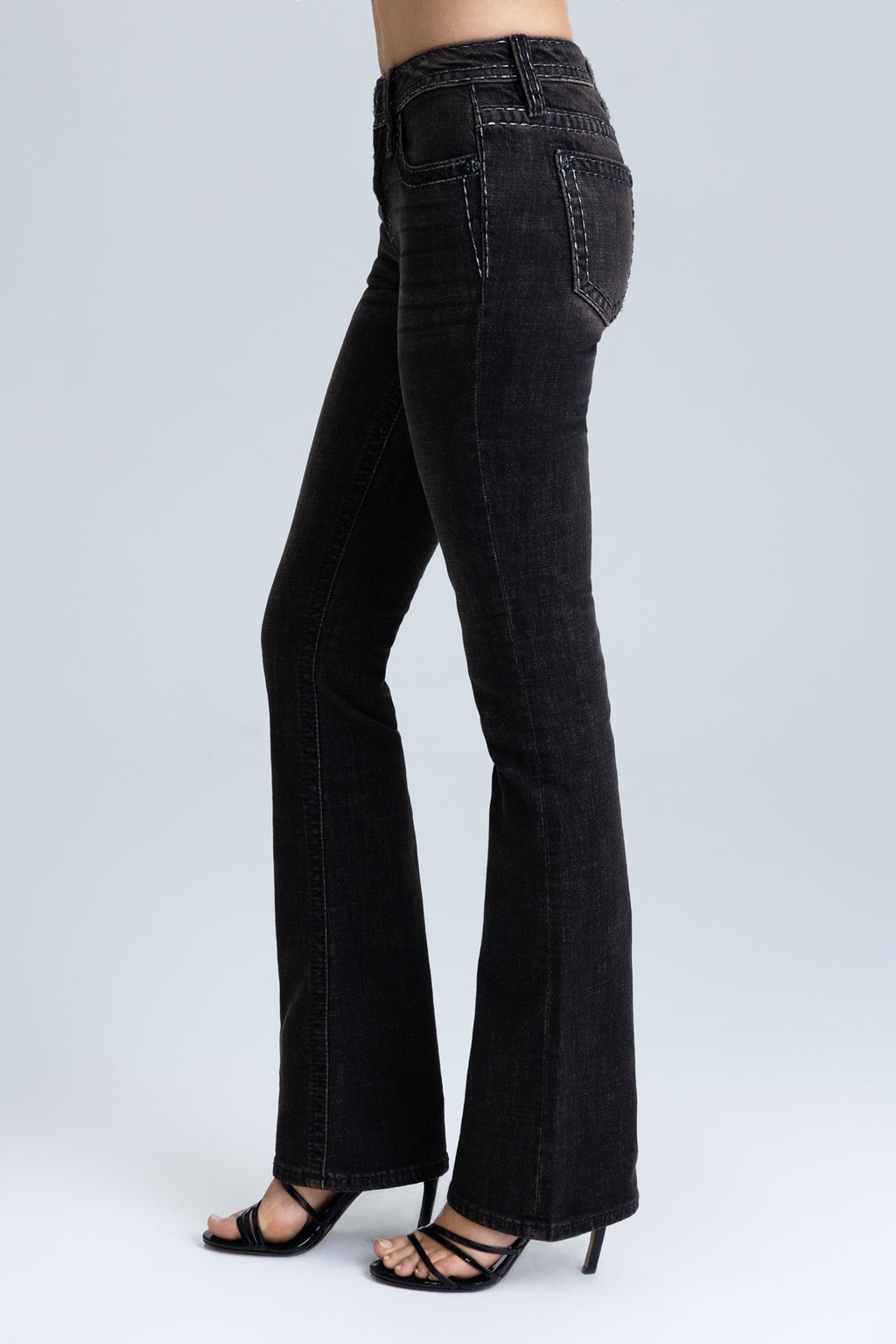 Oralee Stitched Bootcut Jeans