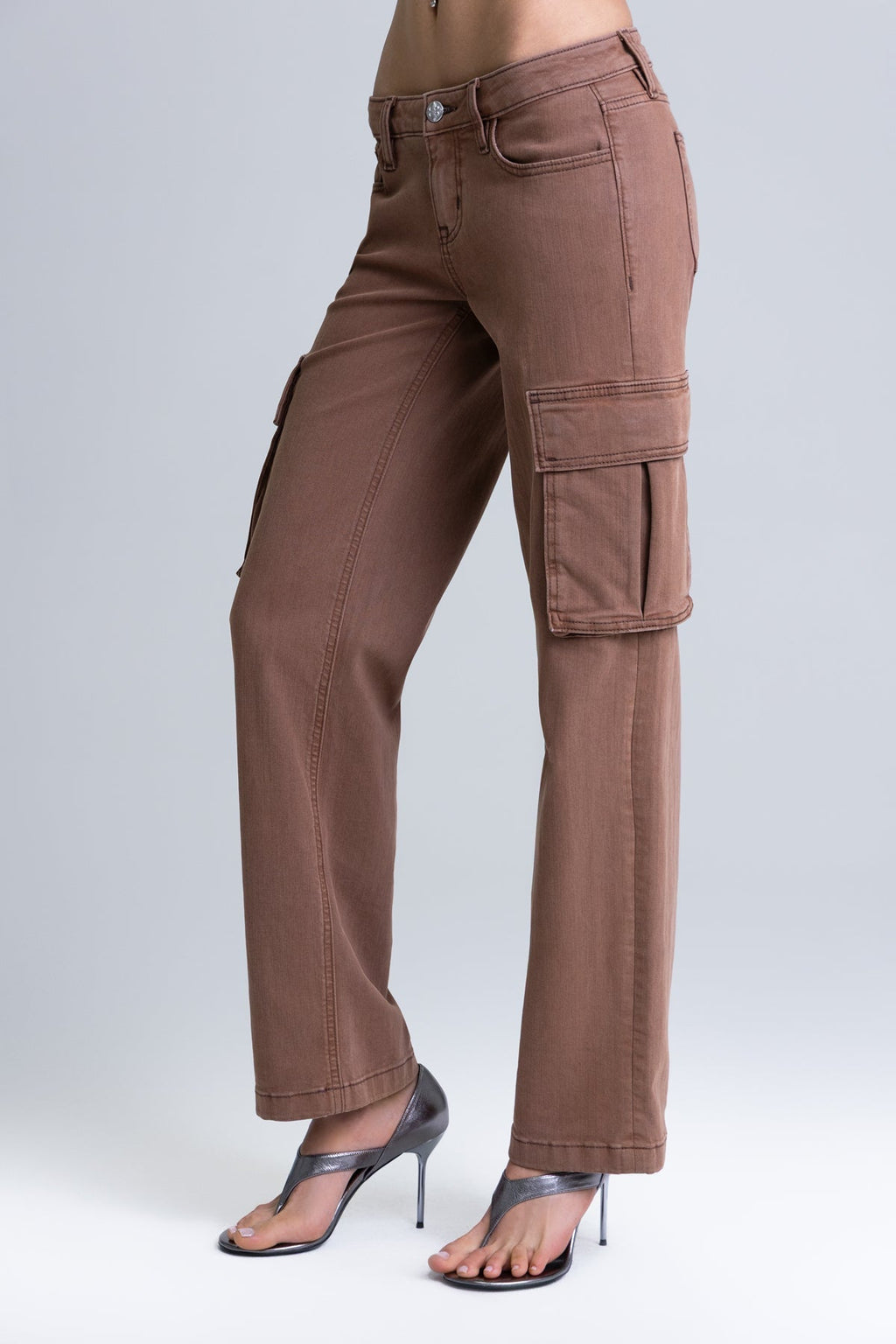 Fawn Low Rise Cargo Slim Wide