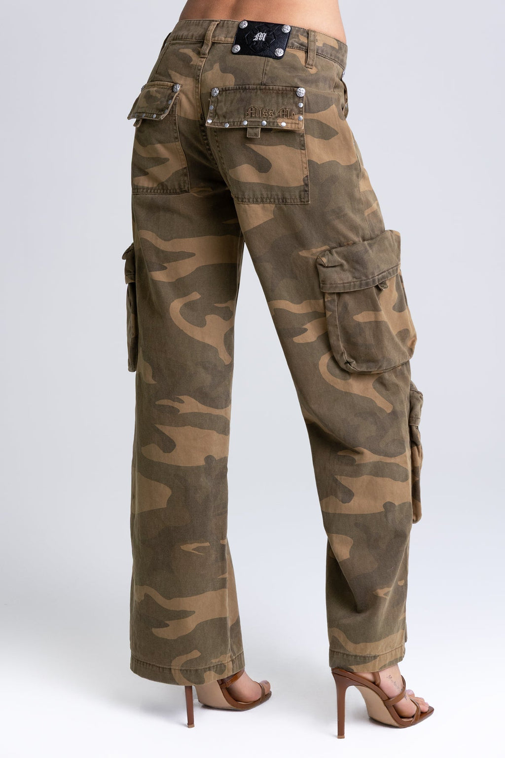 Vesper Studded Camo Cargos