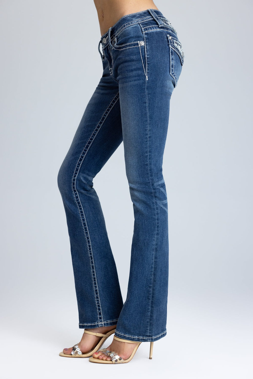 Starlit Low Rise Bootcut Jeans