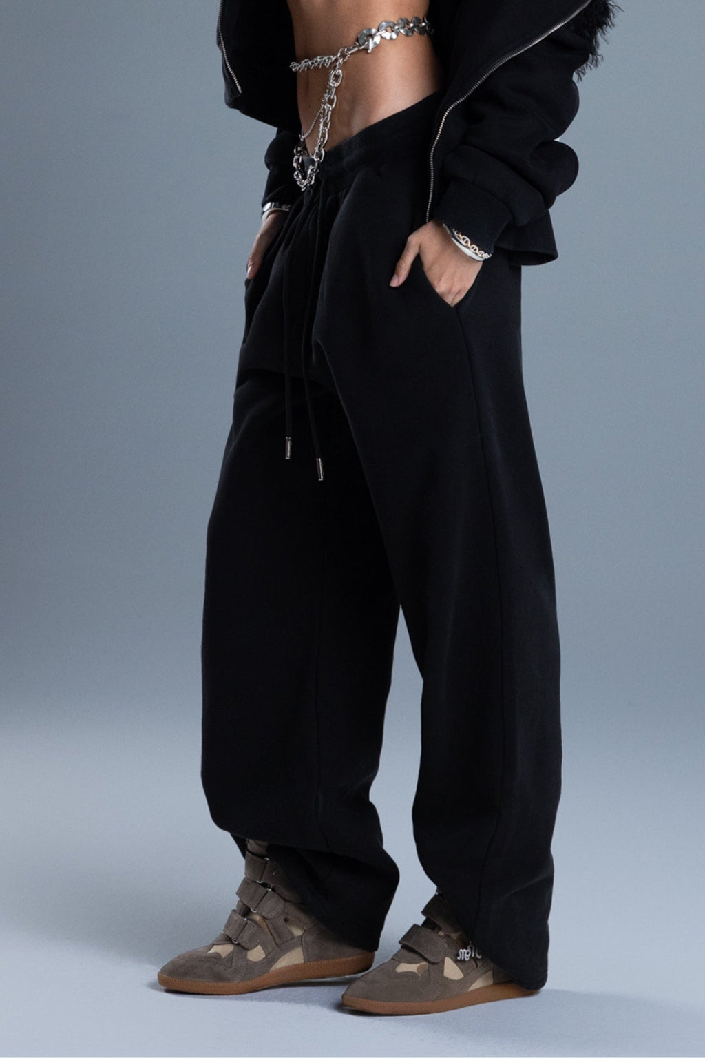 Rhea Rhinestone Sweatpants