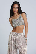 Cadet Camo Cropped Cami