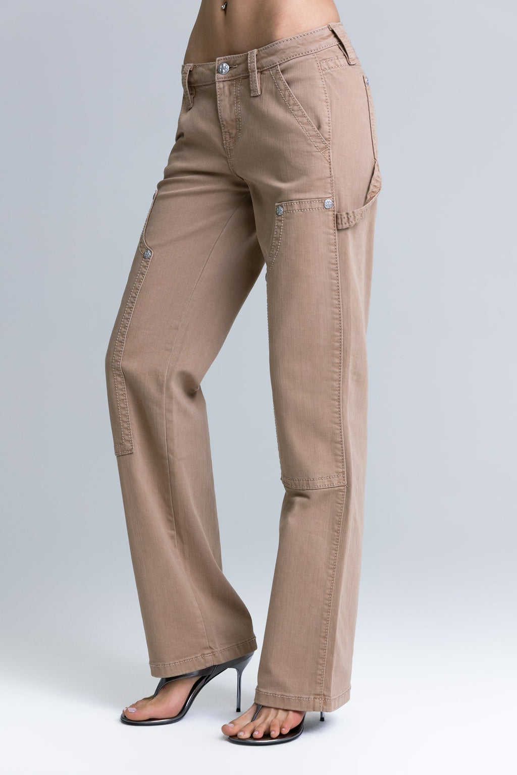 Cairo Low Rise Slim Wide Jeans
