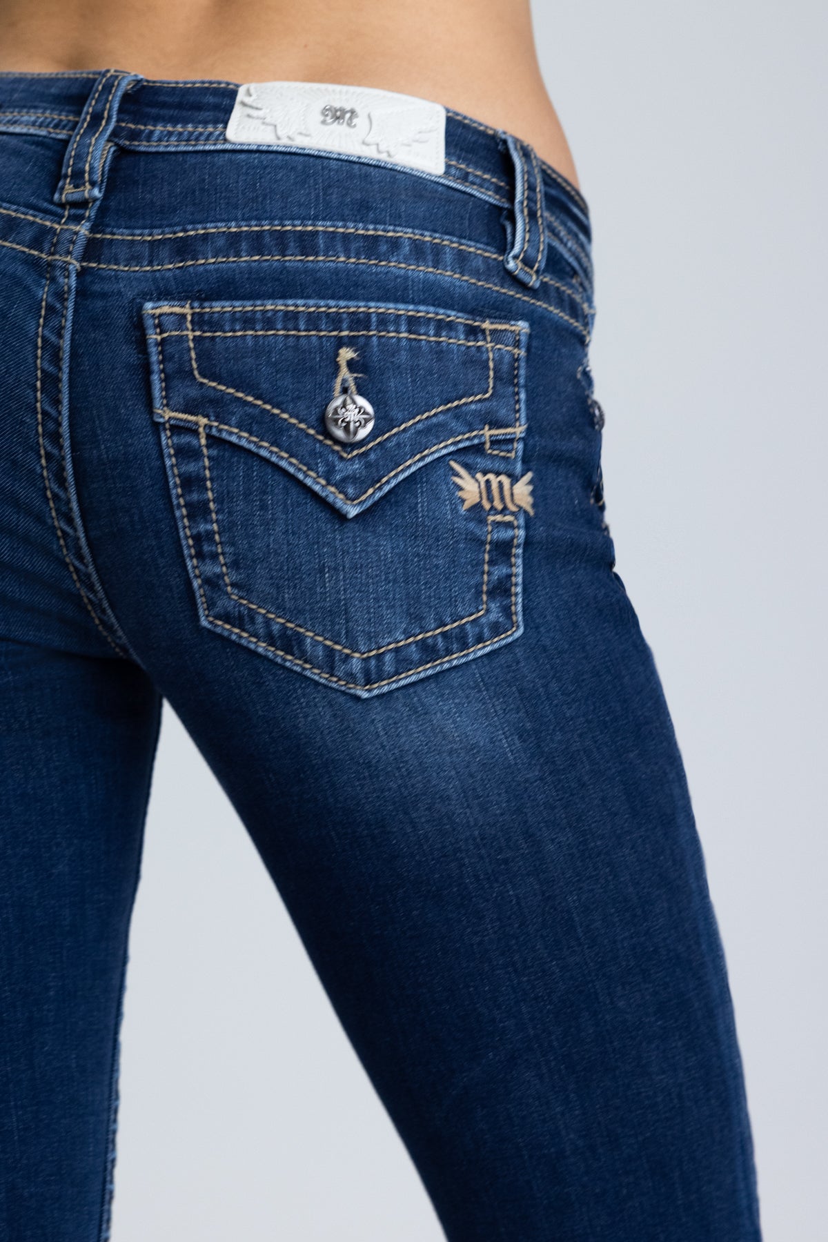 Kenzie Flap Pocket Straight Jeans