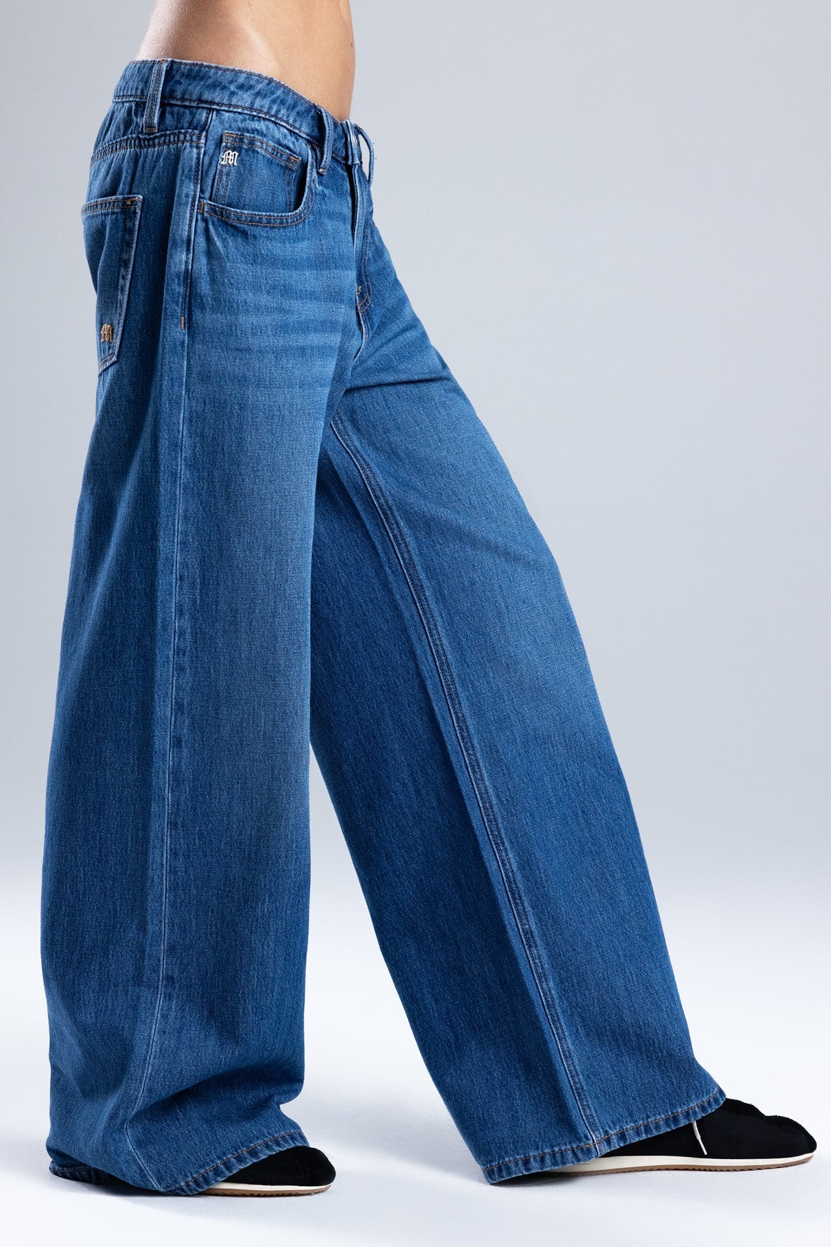 Dion Low Rise Palazzo Jeans