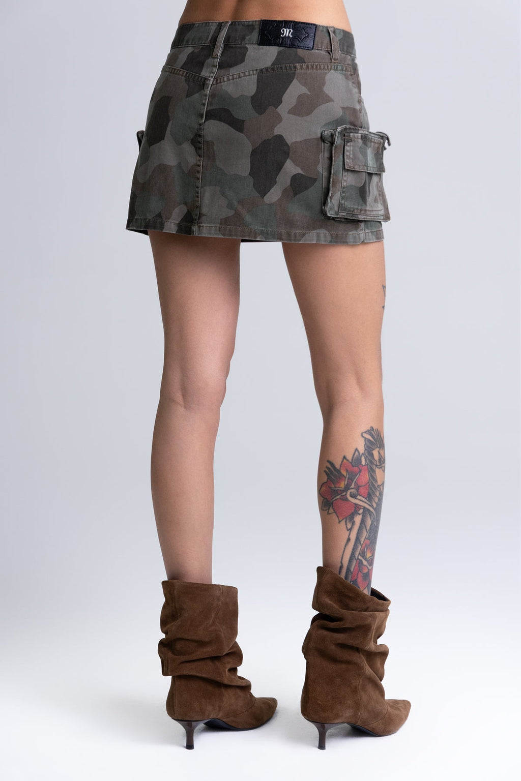 Chase Camo Cargo Skirt