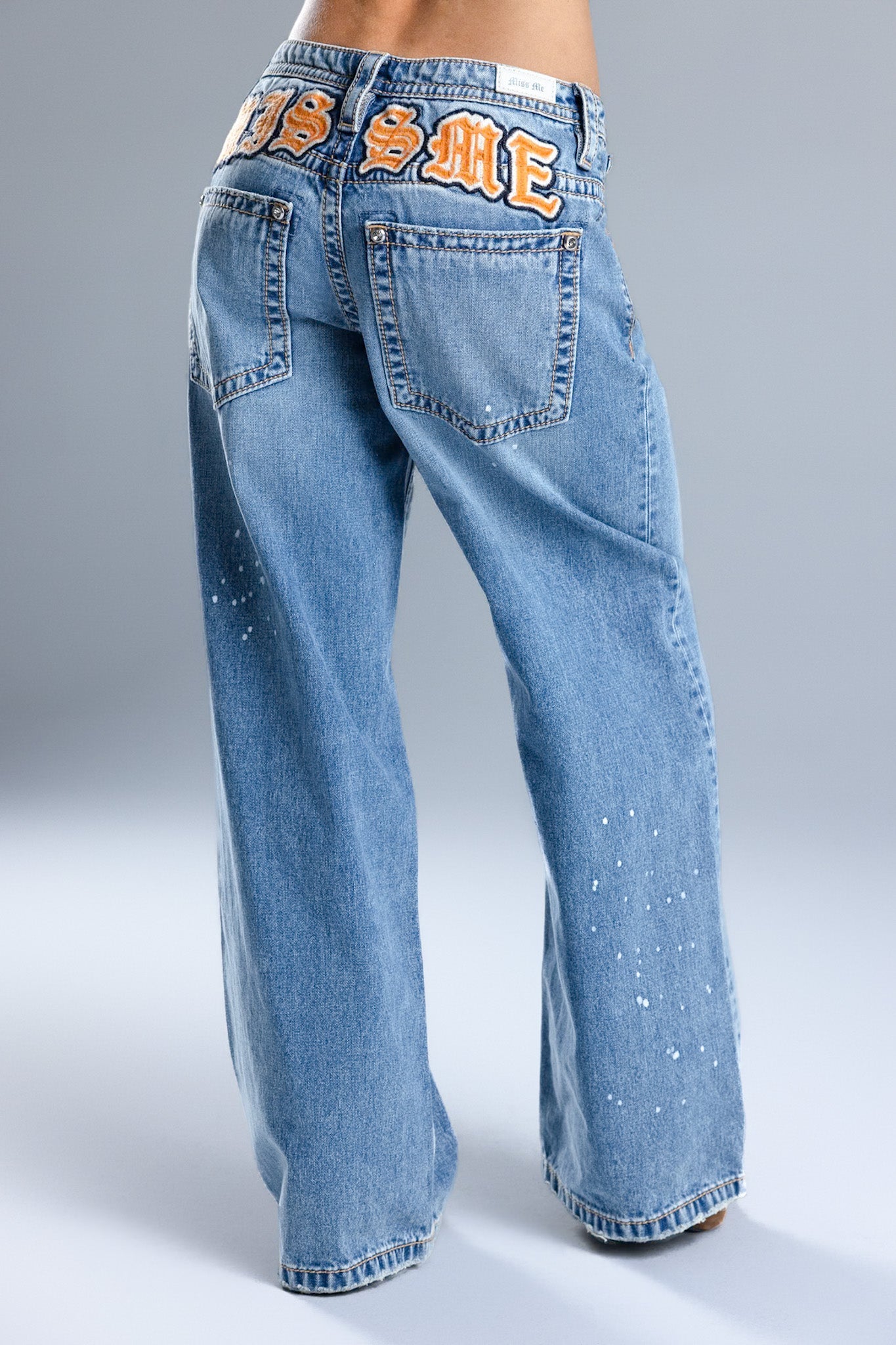 Lyrix Low Rise Baggy Jeans