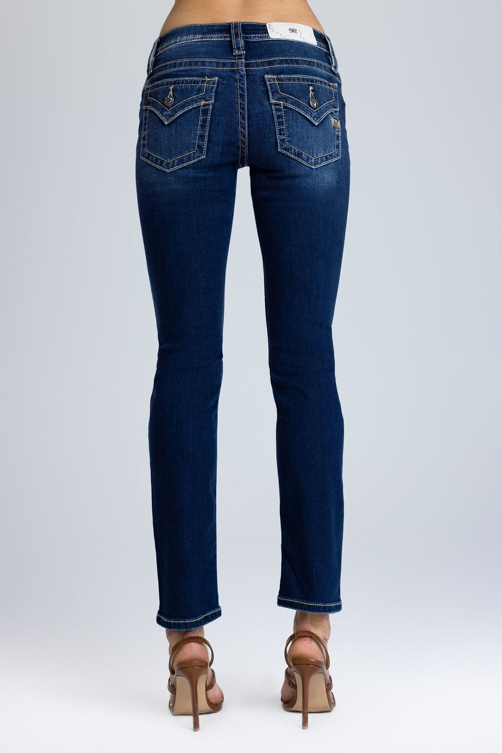 Kenzie Flap Pocket Straight Jeans