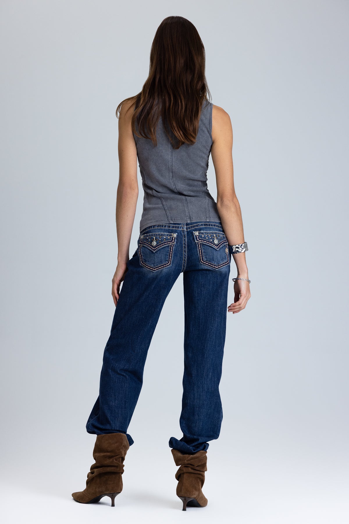 Giselle Double Waist Slim Wide