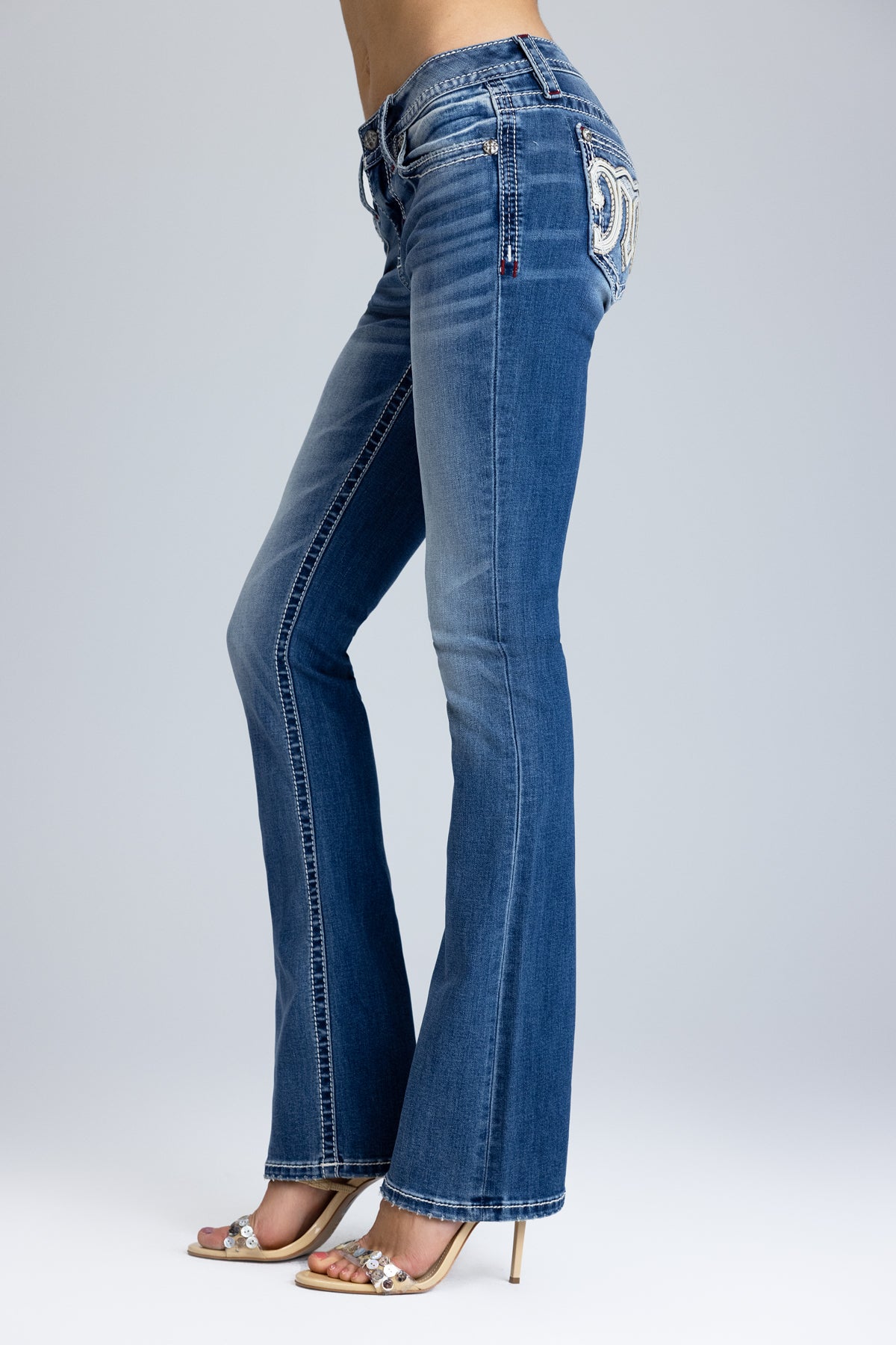 Maven Logo Bootcut Jeans
