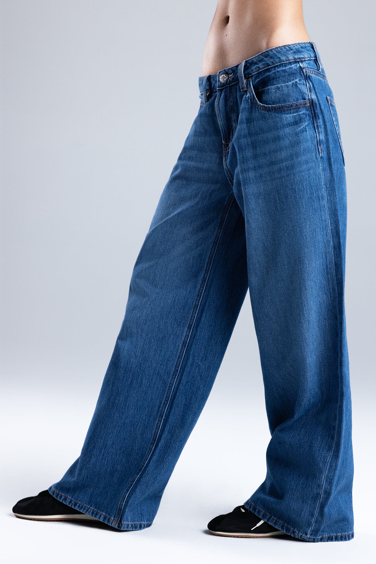 Dion Low Rise Palazzo Jeans