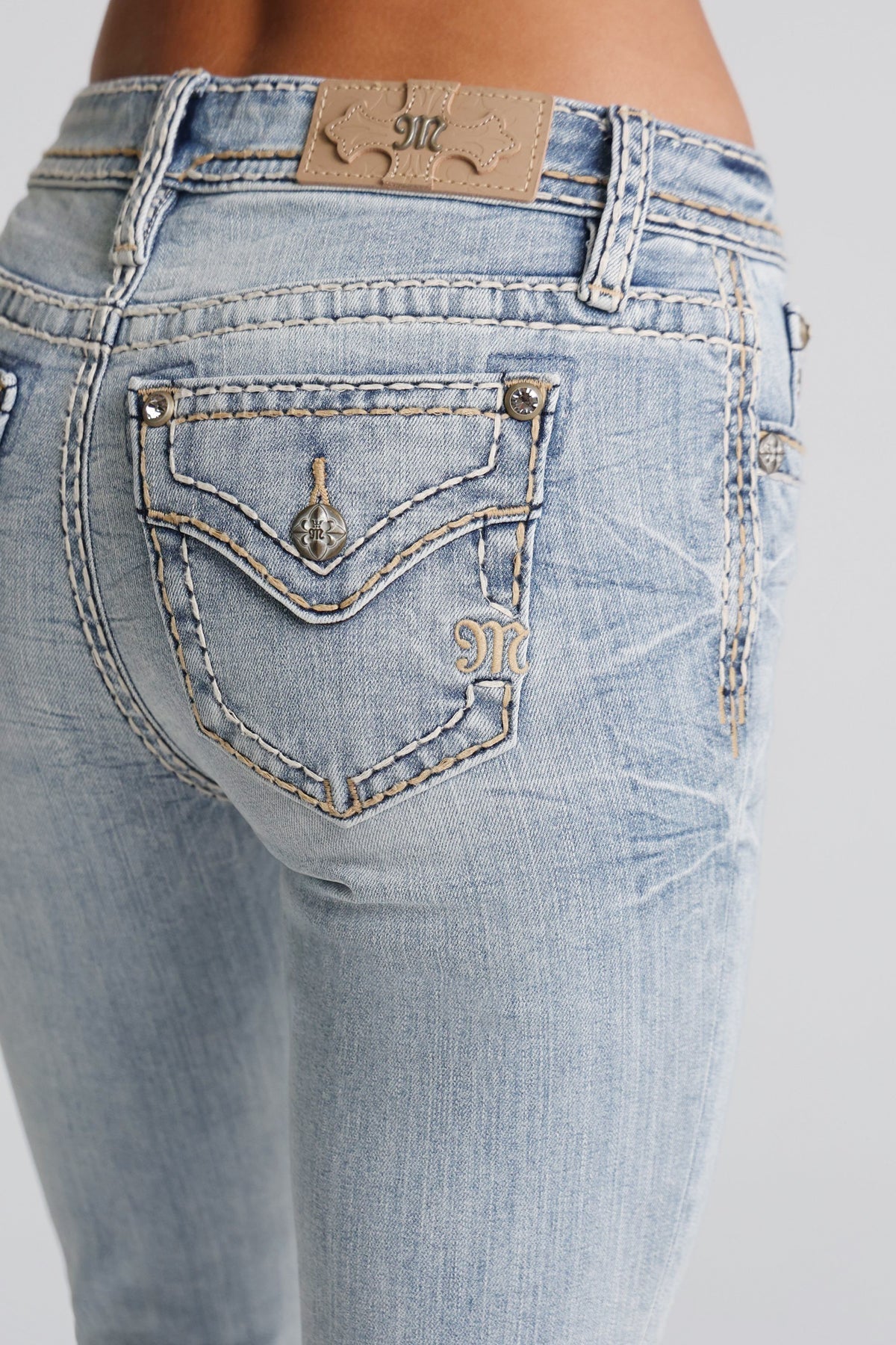 Anaya Stitched Bootcut Jeans