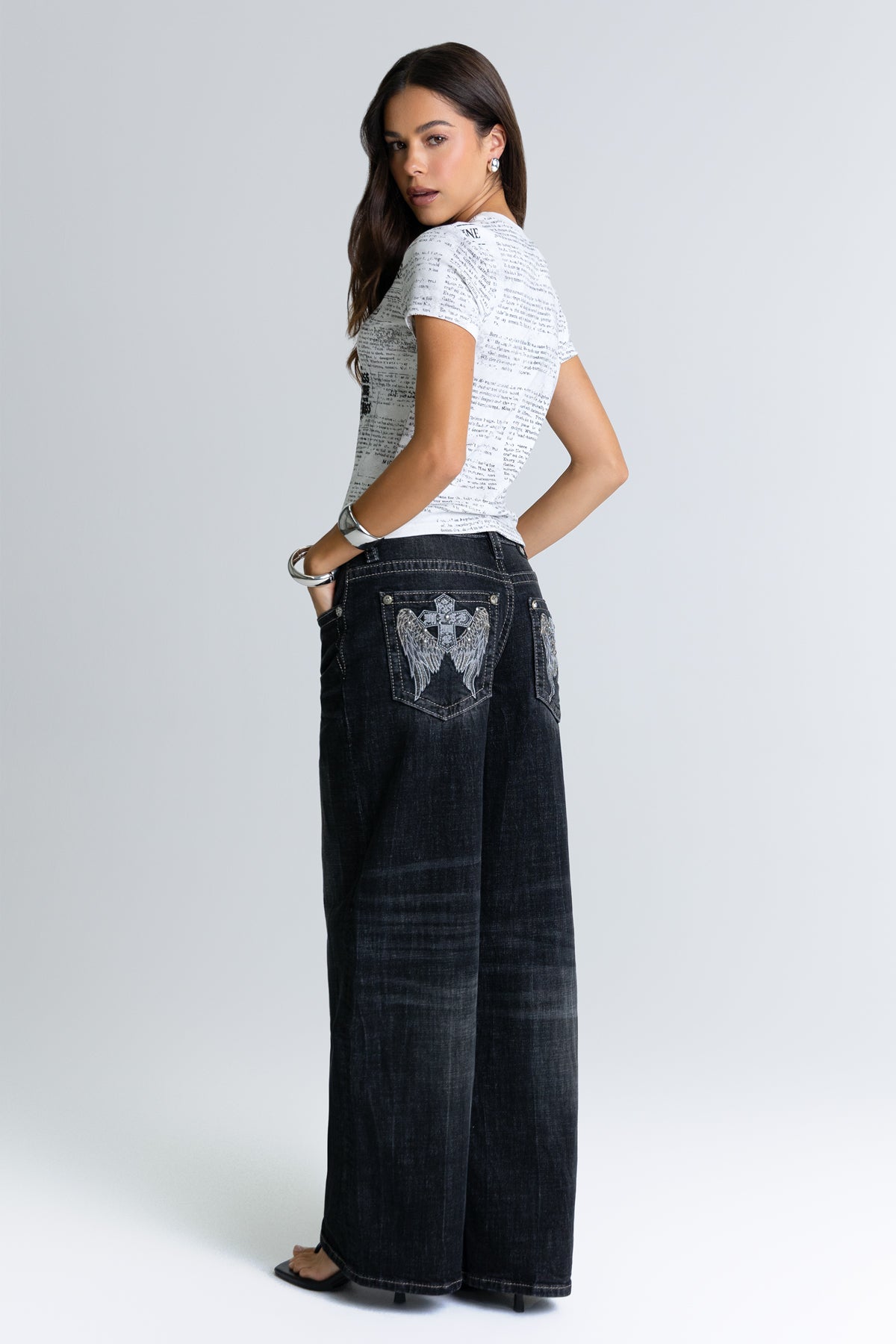 Covet Baggy Wide Jeans