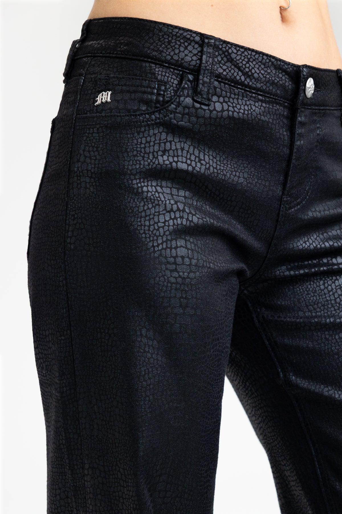 Pia Python Wide Leg