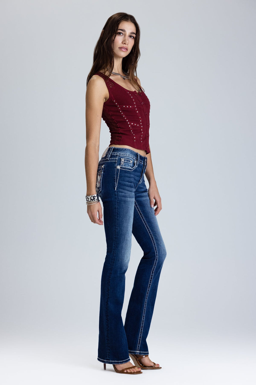 Trinity Wing Bootcut Jeans