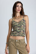 Reese Camo Knit Cami
