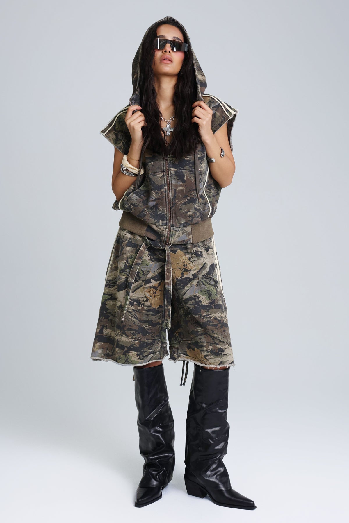 Manhunt Camo Baggy Shorts