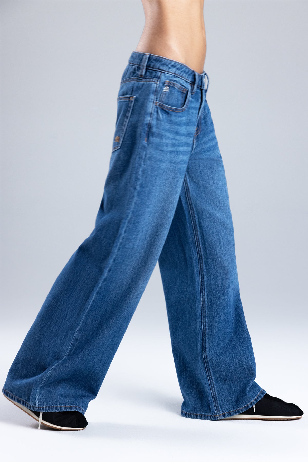 Dion Low Rise Palazzo Jeans