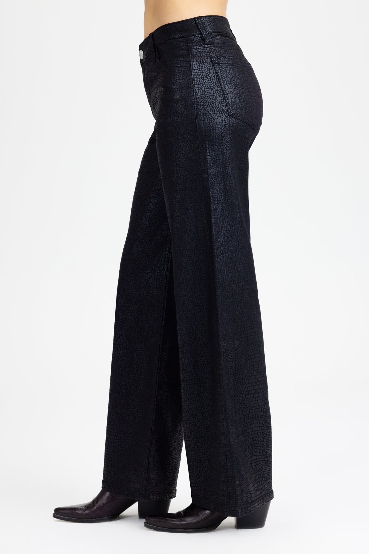 Pia Python Wide Leg