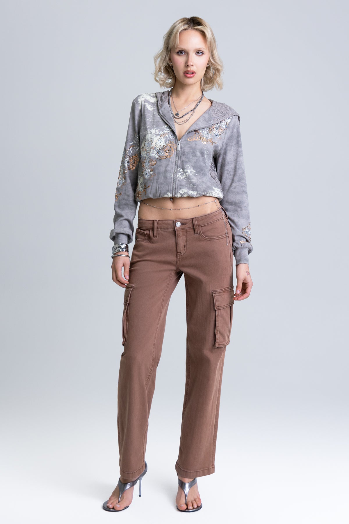 Fawn Low Rise Cargo Slim Wide