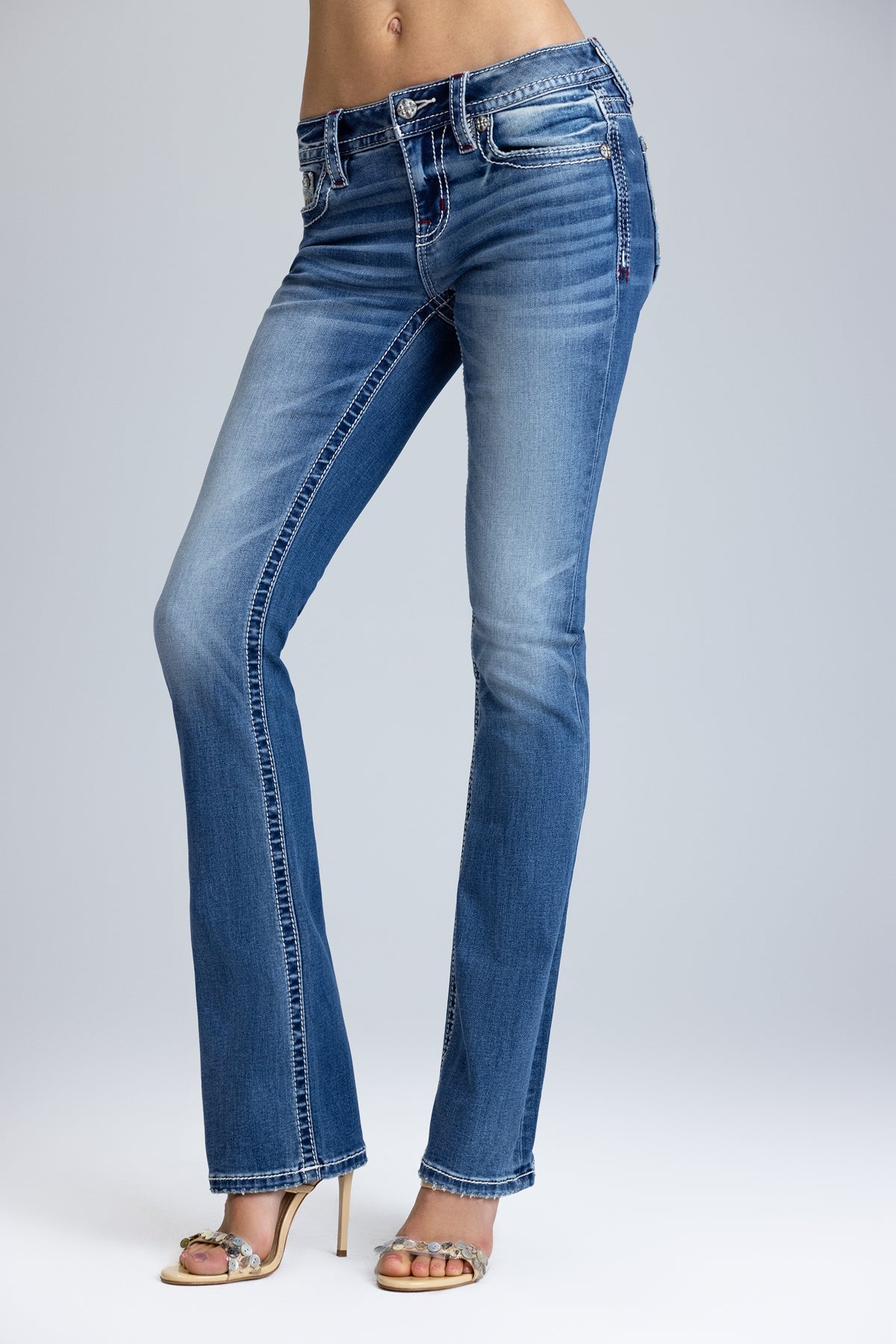 Maven Logo Bootcut Jeans
