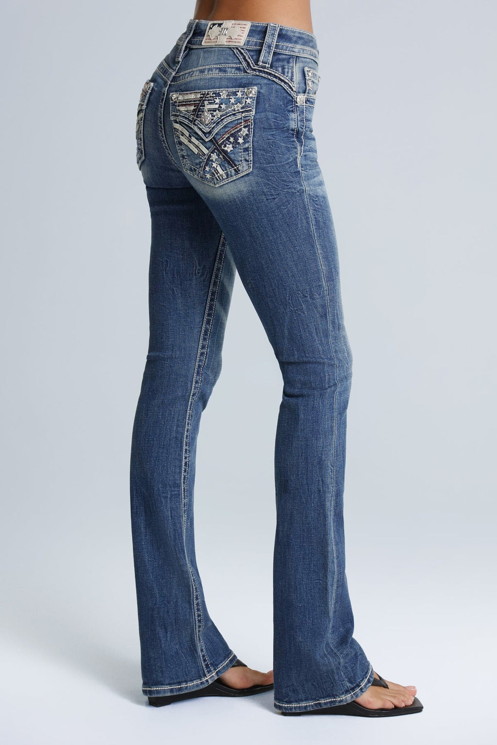 Spangled Bootcut Jeans