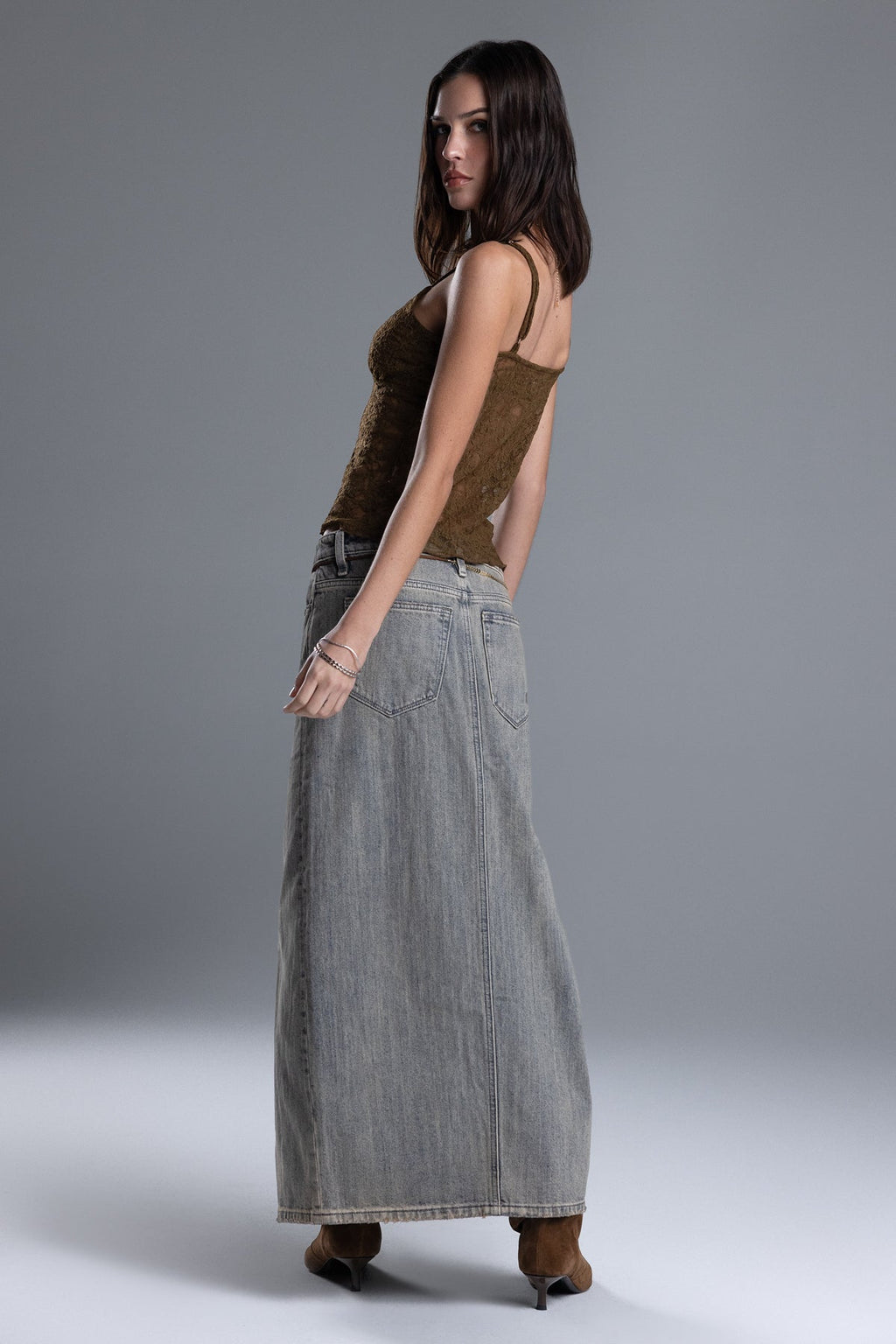 Desiree Low Rise Maxi Skirt