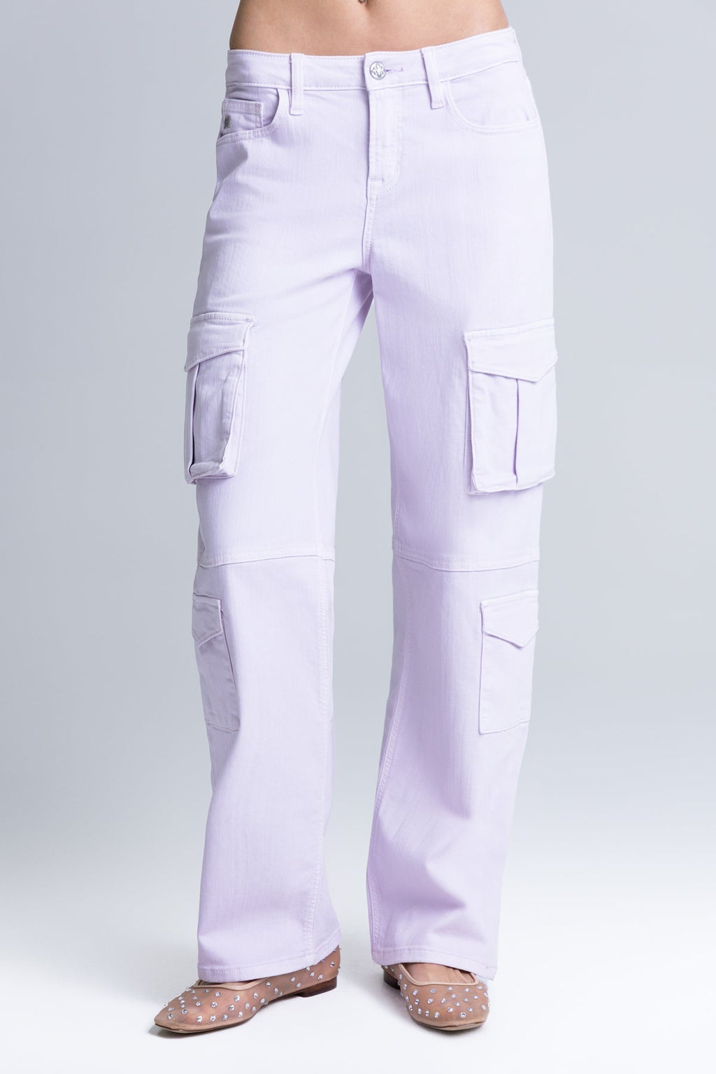 Lilac Cargo Wide Leg