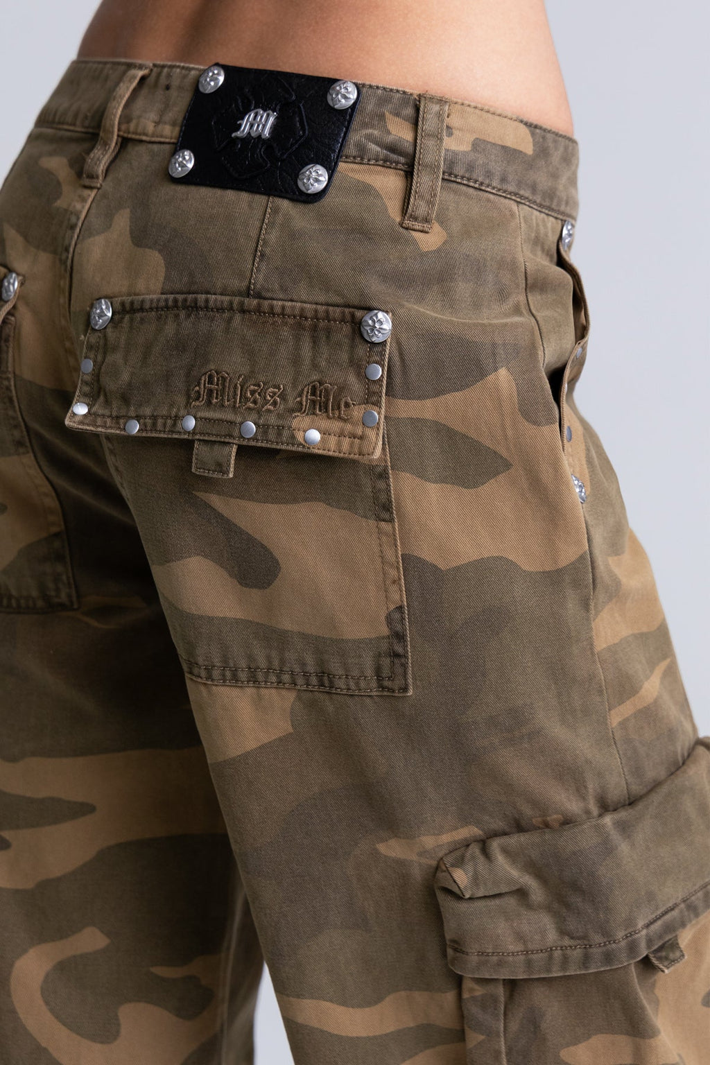 Vesper Studded Camo Cargos