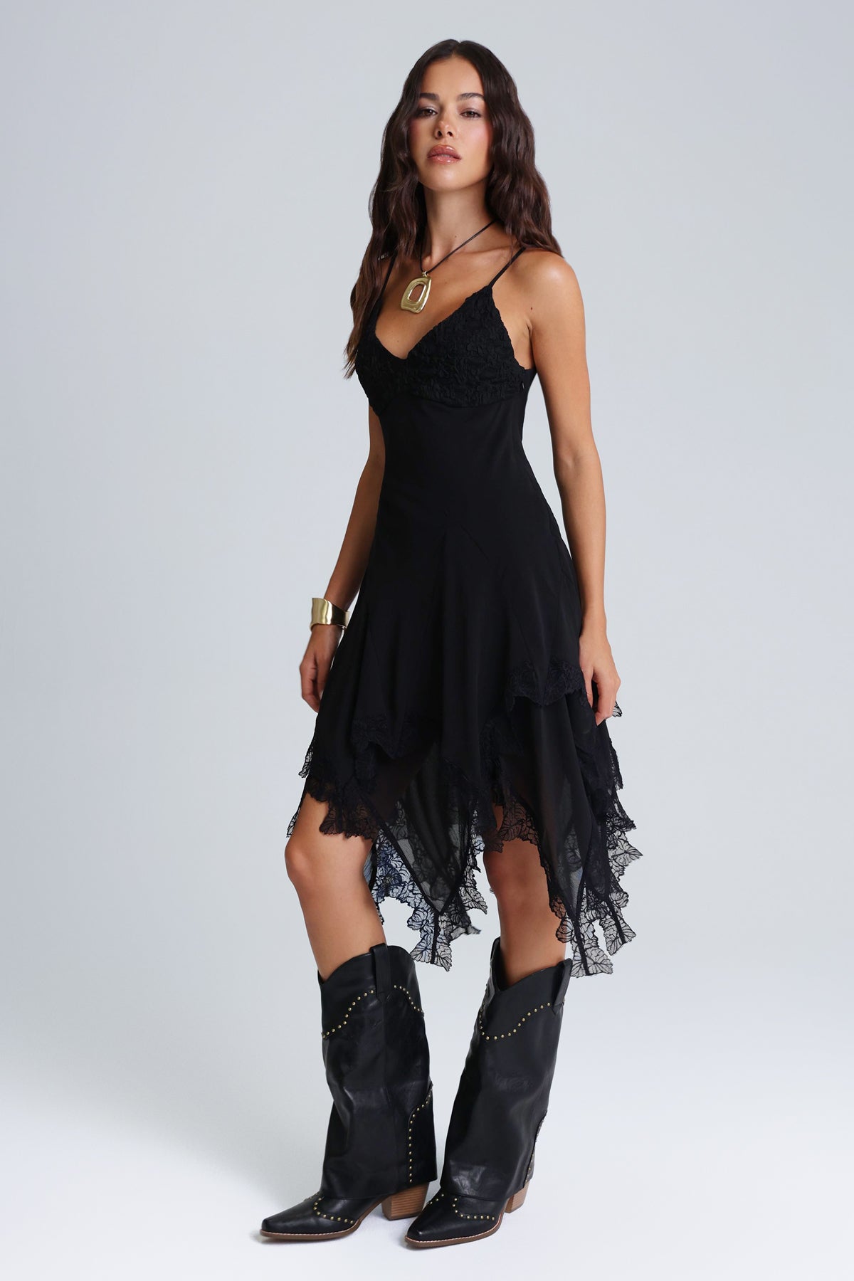 Ester Lace Midi Dress