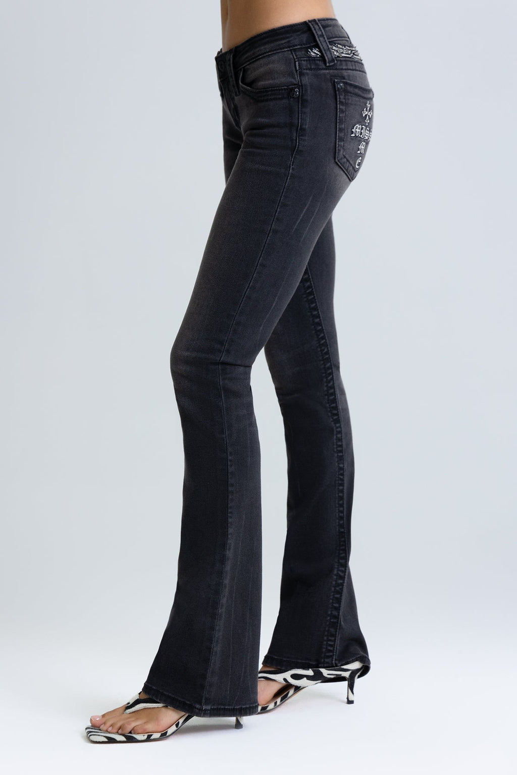 Gabbriette Low Rise Bootcut Jeans
