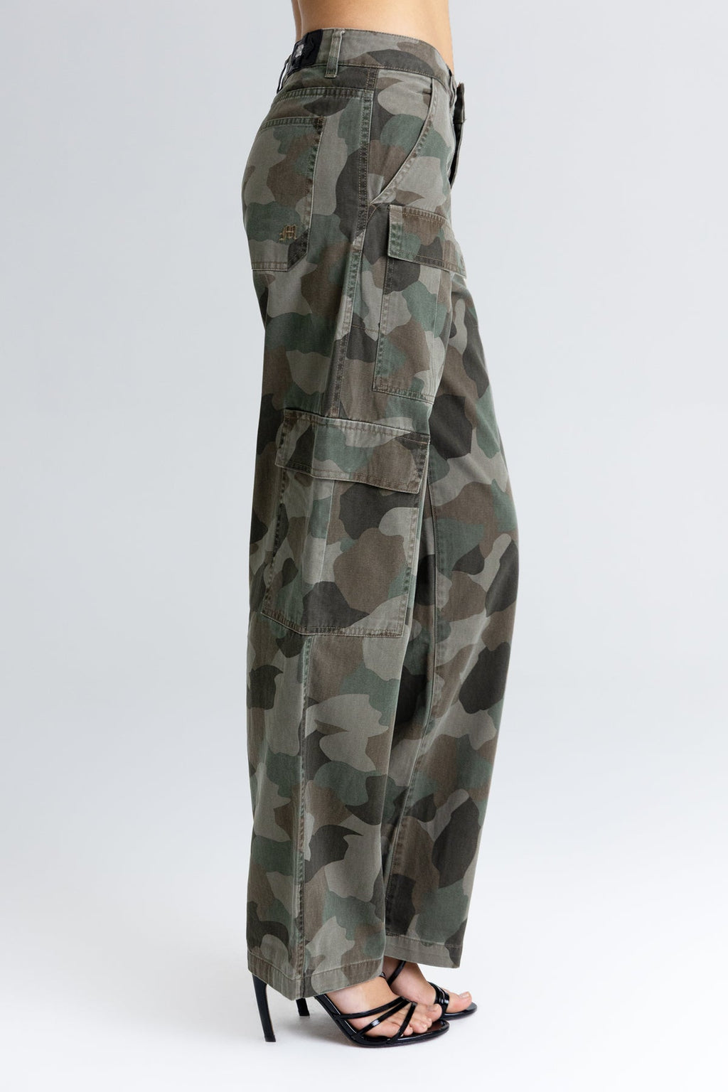 Chase Camo Baggy Wide Cargos