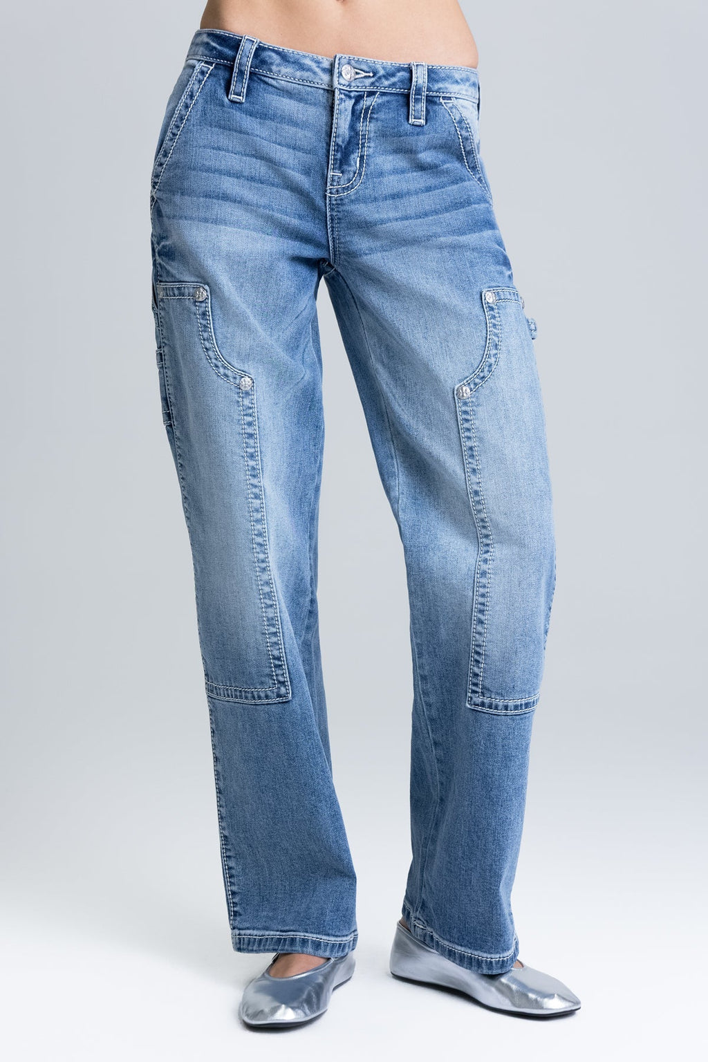 Heather Slim Wide Cargo