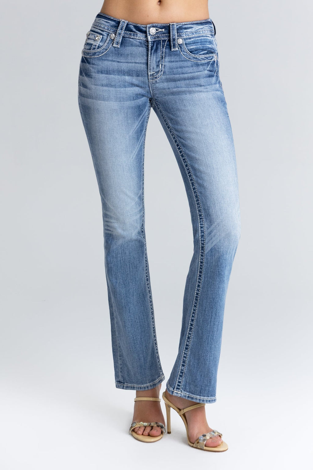 Elora Cross Bootcut Jeans