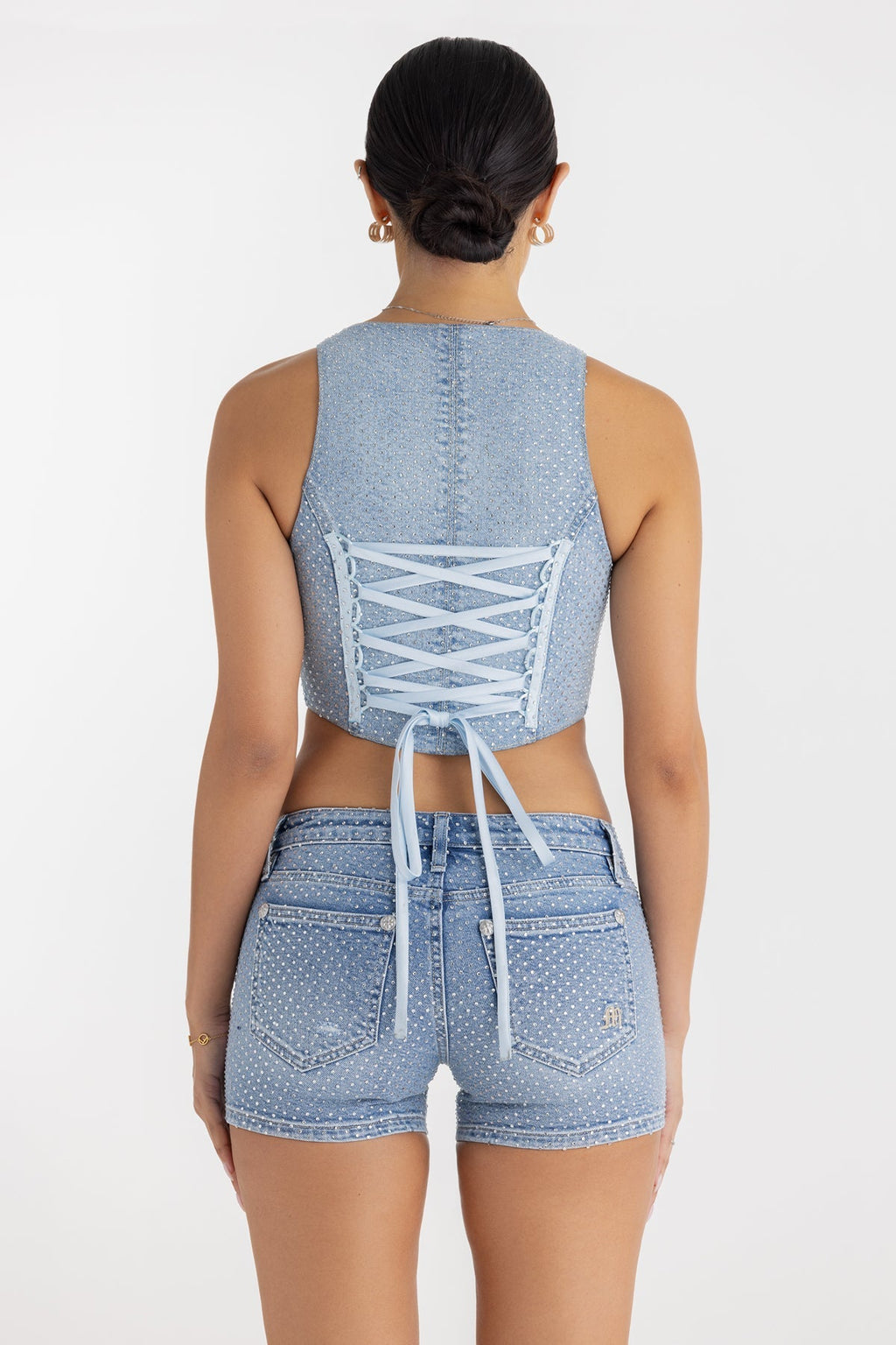 Evy Rhinestone Corset