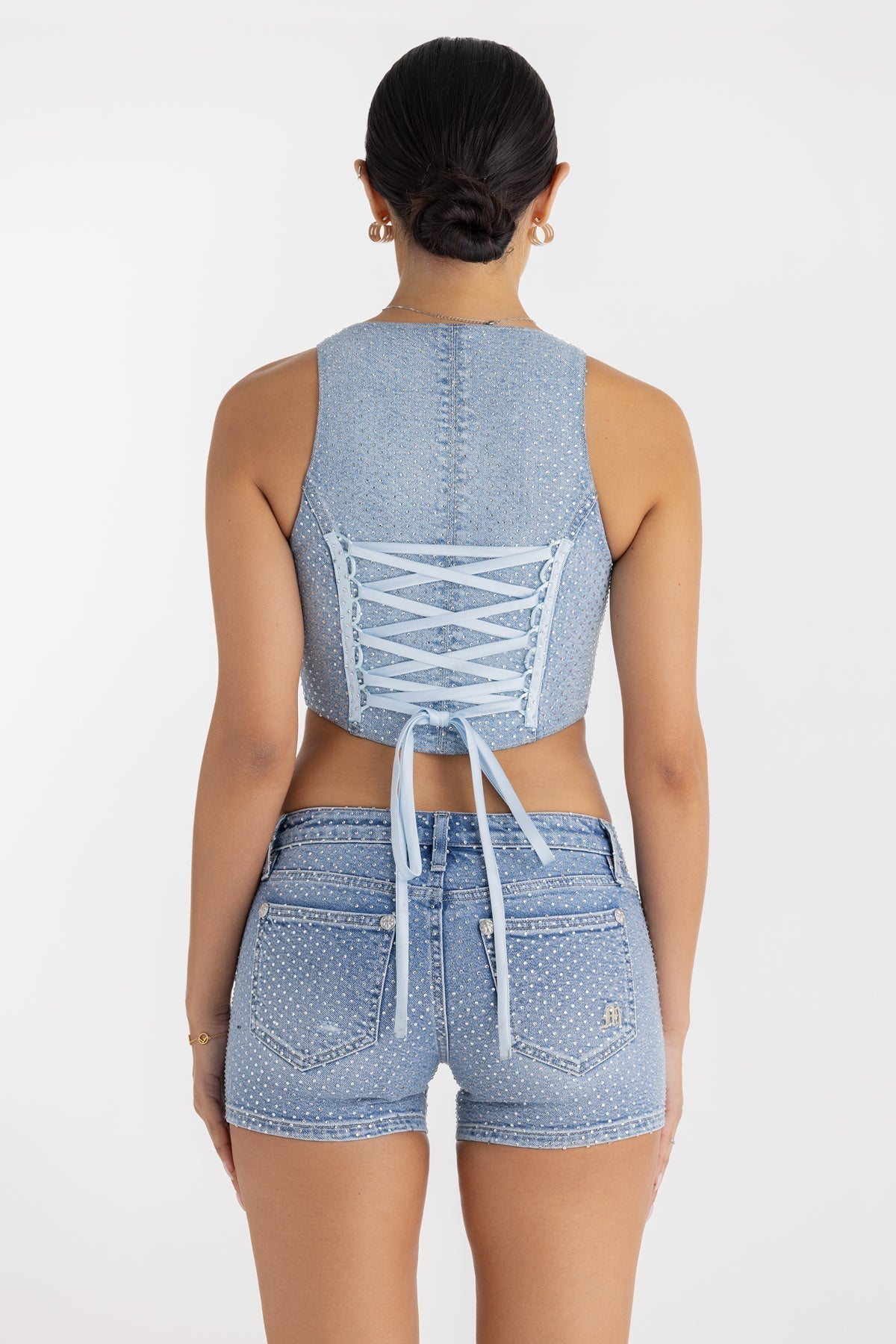 Evy Rhinestone Corset
