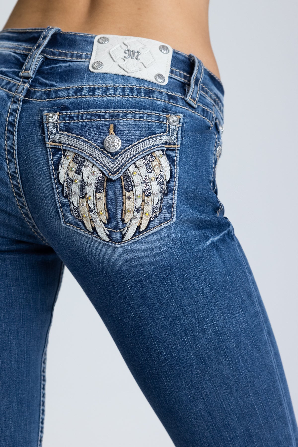 Arissa Wing Straight Jeans