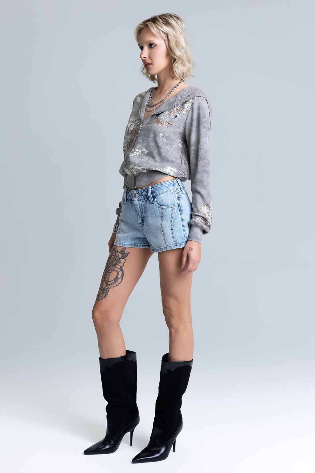 Briella Studded Shorts